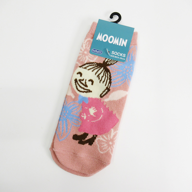 MOOMIN キャラックス 靴下/リトルミィ花 PK